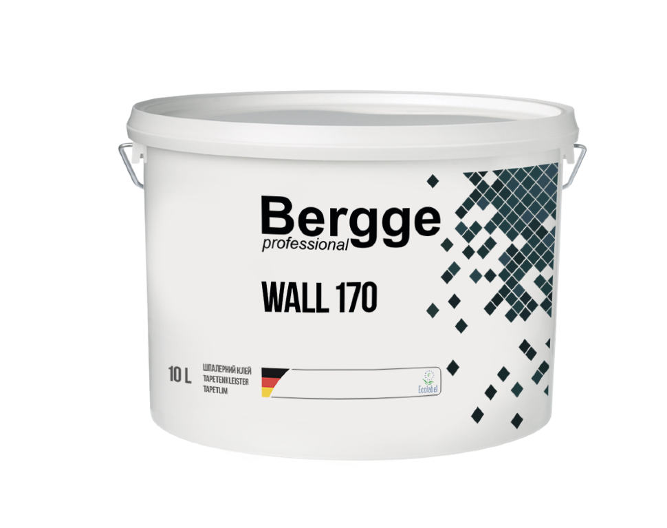 BERGGE WALL 170 клей для стеклохолста 10л  клей для стеклохолста .